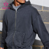 OEM Custom Private Label Washed Mens Jacket Full Zipper Coat Factory Manufacturer