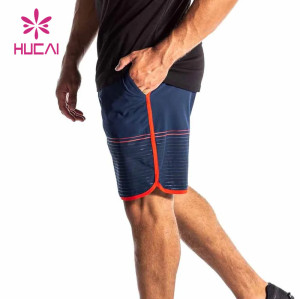 OEM Mens Sports Blue Nylon Waterproof Shorts Custom Factory Manufacturer