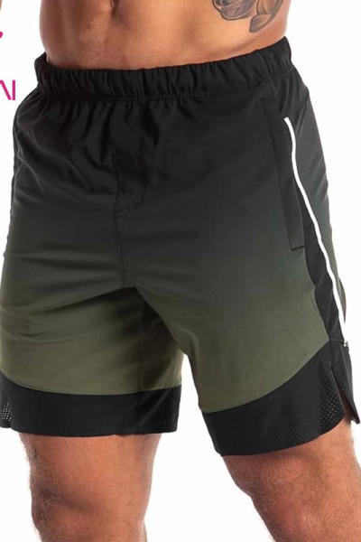 ODM Mens Gym Gradual Change Shorts Fitness Custom Sportswear Manufacturer