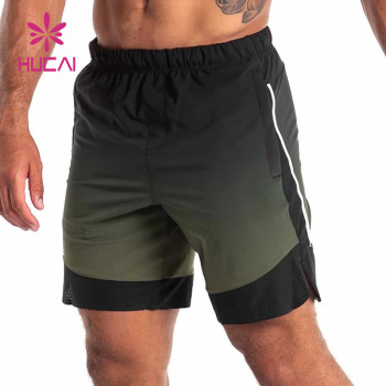 ODM Mens Gym Gradual Change Shorts Fitness Custom Sportswear Manufacturer