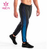 Custom Logo Joggers Spandex Mens Running Zippered Pocket Sporty Sweatpants