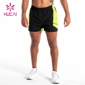 Custom Gym Shorts Sporty Multi Colors Mens Invisible Zippers Sportswear Supplier