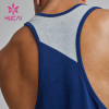 OEM ODM|Men Gym Tank Top|Hot Sale Activewear|Blue Color Vest|Activewear Supplier