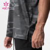 Custom Dri-Fit Fabrics Gym Camo Printing T Shirts Mens Factory Manufacturer