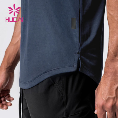 OEM Custom Fabrics Gym Dri-Fit T Shirts Anti-Bacterial Mens Gymwear Supplier