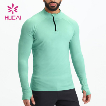 ODM Mens Long Sleeves Dri-Fit Fabrics T Shirts Sweatshirts Supplier China