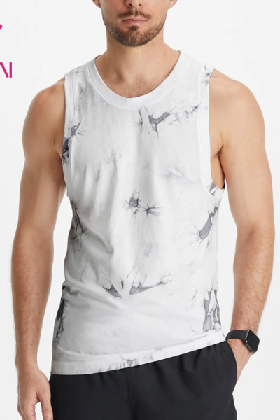 ODM Mens Tank Top Printing Breathable Workout Wear China Garment Supplier