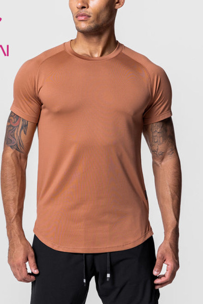 Sports Mens Shirts Stretch Nylon Fabrics Factory Manufacturer Dry Fit Custom Shirts