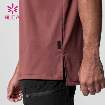 ODM Custom Logo Gym Fashion Fitness T Shirts Mens Gym Wear Fortory