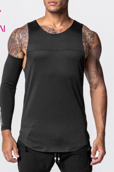 ODM Mens Dri-Fit Fabrics Basketball Athletic Tank Tops Runningwear Factory