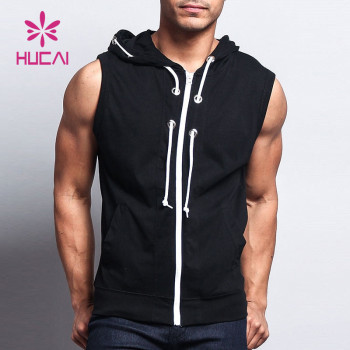 Oem Soft Sleeveless Vest Coat Mens Warm Gym Coat Custom Workout Clothes Fortory