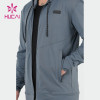 Custom Color Mens Gym Sports Jacket Hoddies Full Zipper China Manufacturer
