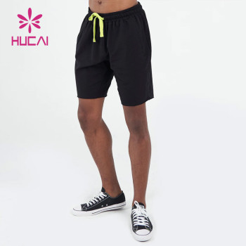 ODM Custom Color Mens Nylon Fluorescent Draw Rope Sports Shorts Factory