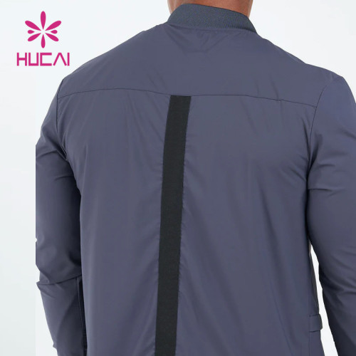 Custom Color Sportswear Mens Gym Sports Jacket Full Zipper China Manufacturer