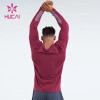 ODM Custom Logo Men Long Sleeve Shirt Dry Fit Appeal Sportswear Factory