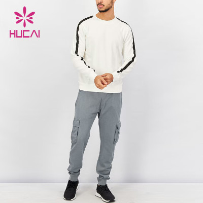 ODM Custom Logo Men Long Sleeve Shirt Dry Fit Appeal Sportswear Factory