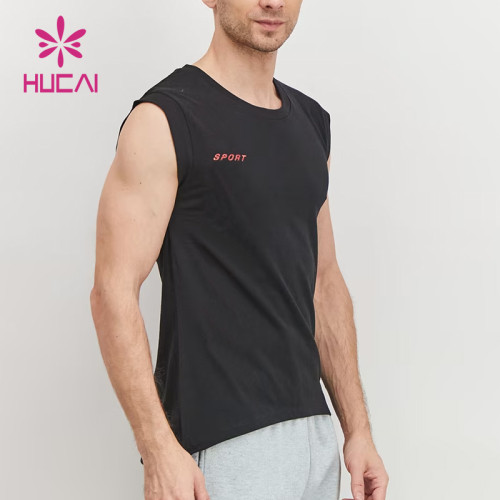 OEM Custom Men Athletic Tank Top Breathable Workout Clothes Sportswear Suppliers