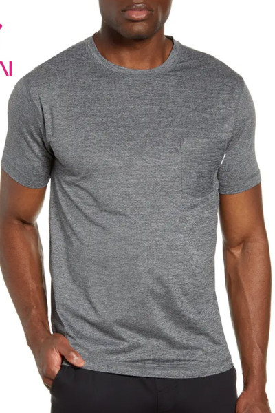 Custom High Elasticity Fashion Fit T Shirts Mens Short Sleeve Gym Wear Suppliers