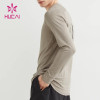 ODM best activewear shirts Men Long Sleeve Dry Fit Appeal Sportswear Factory