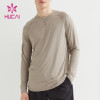 ODM best activewear shirts Men Long Sleeve Dry Fit Appeal Sportswear Factory