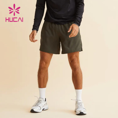 Custom Soft Men Shorts With Phone Pockets Breathable Manufacturer Of Sportwear