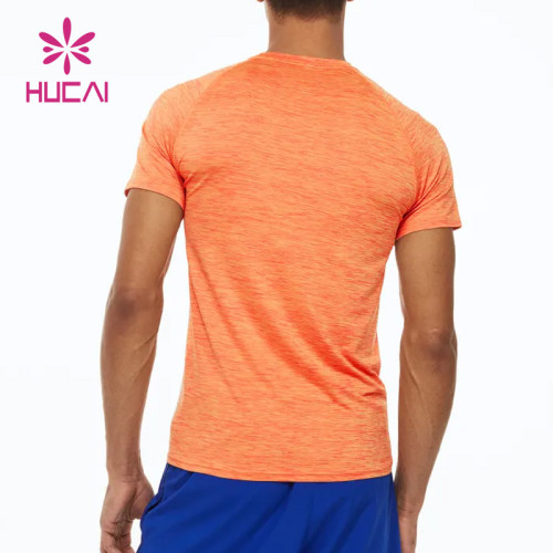 ODM Dry Fit Men Activewear Bright Color T Shirts Workout Sportswear China Factory