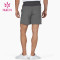 OEM Gym Contrast Color Elastic Shorts Mens 2 in1 Double Layers