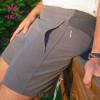 OEM Gym Contrast Color Elastic Shorts Mens 2 in1 Double Layers