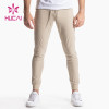 ODM Mens Athletic Running Joggers Khaki Gym Pants Supplier