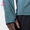 Custom Mens Long Sleeves T Shirts Pocket Design Sweatshirts Thumb Hole