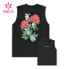 OEM Custom Mens Silk Screen Tank Top Sleeveless Gymwear China Supplier