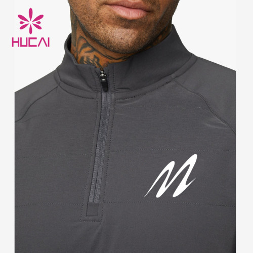 Custom Mens Long Sleeve Nylon Zipper Silk Screen Sweatshirts Suppliers