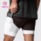 OEM Private Label Mens shorts Breathable 2 In 1 Gymwear Manufacturer