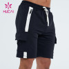 OEM Mens Shorts Custom Embroider Logo Multi-pocket Design Gymwear Factory