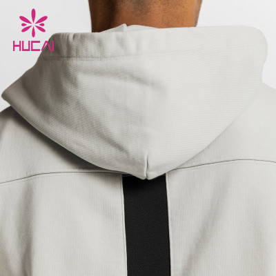 Private Label Mens Sleeveless Hoodie Rough Edge Design Top China Factory