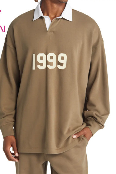 ODM Private Label Mens Sweatshirts Long Sleeve Shirt Collar Yogawear Supplier