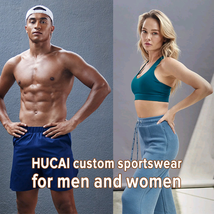 Does HUCAI only produce men's sportswear products? Can you customize women's sportswear?