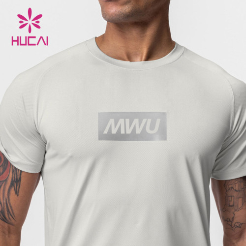 OEM ODM Mens Body Building Shorts Sleeve Dri-Fit Fabrics T Shirts Supplier
