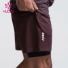 Custom 2 In 1 Inner Shorts Stretch High Quality Sportswear For Men Manufacturer