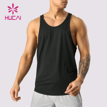 custom mens high quality slim fit tank top fitness clothing manufacturers