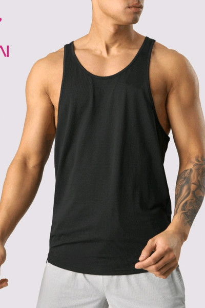 custom mens high quality slim fit tank top fitness clothing manufacturers