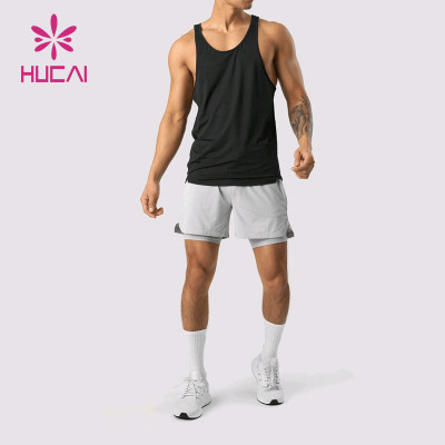 custom mens high quality slim fit tank top fitness clothing manufacturers