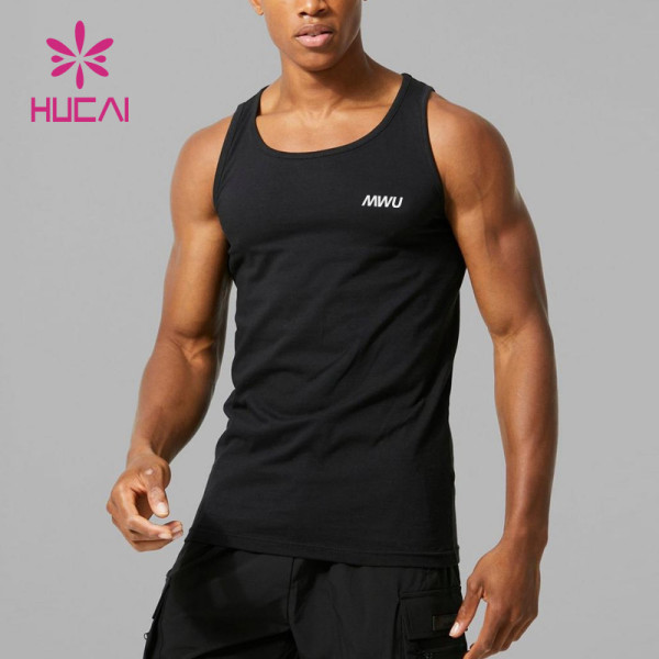 OEM ODM mens high quality slim fit tank top Custom Fitness Clothing