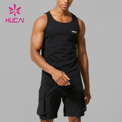 OEM ODM mens high quality slim fit tank top Custom Fitness Clothing