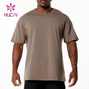 Custom Oversize Plain Color Mens T-shirt Sportswear Manufacturing Companies