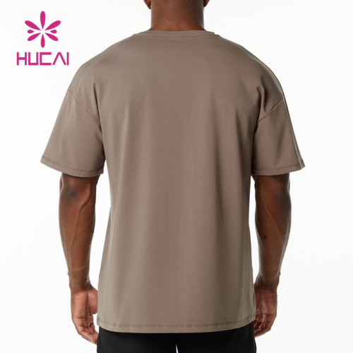 Custom Oversize Plain Color Mens T-shirt Sportswear Manufacturing Companies