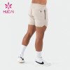 Custom Drawstring One Layer Gym Wear with Zippered Shorts Pockets Manufacturers