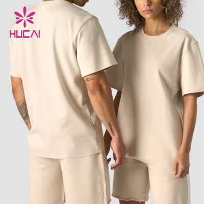 Custom Unisex Crew Neck Oversize T-shirt Sportswear Manufacturing Companies