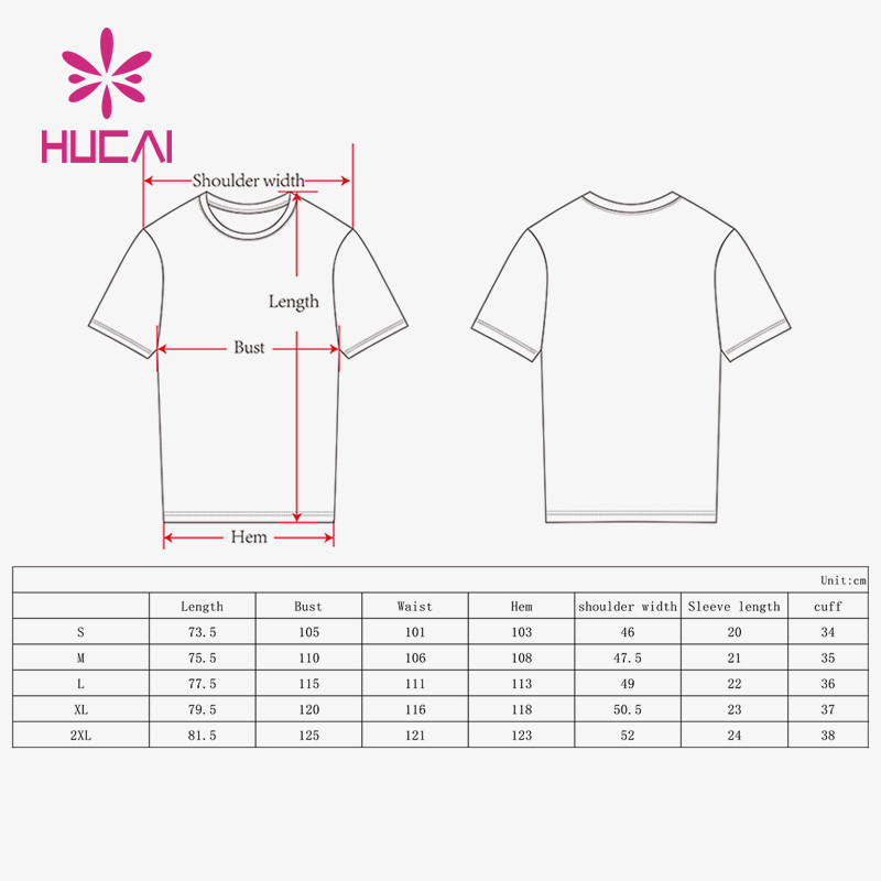 Men's sports shirts size