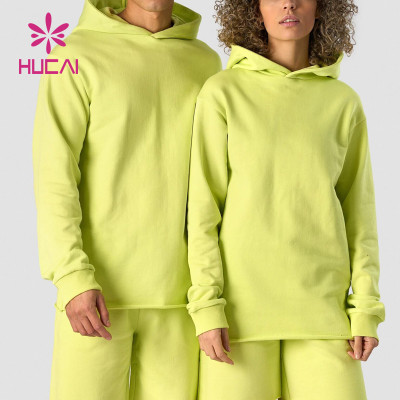 HUCAI Custom Logo Unisex Women& Men Oversized Hoodie China Activewear Manufacturer